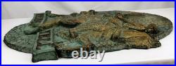 Vintage Rebel Yell Bourbon 3-D Advertising Large Bar Sign