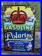 Vintage-Red-Crown-Gasoline-Polarine-Porcelain-Gas-Station-Sign-12-X-8-01-mx