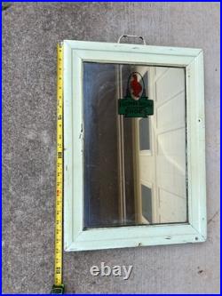 Vintage Red Goose Shoes Sign Store Mirror