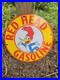 Vintage-Red-Head-Gasoline-Porcelain-Woody-Woodpecker-Gas-Oil-Sign-01-ez