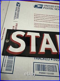 Vintage Red Star Soap Porcelain Advertising Sign