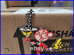 Vintage Reddy Kilowatt Porcelain Electricity Power Company Sign General Electric