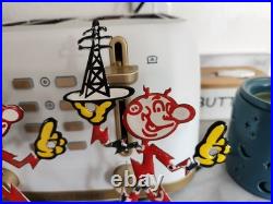 Vintage Reddy Kilowatt Porcelain Electricity Power Company Sign General Electric