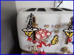 Vintage Reddy Kilowatt Porcelain Electricity Power Company Sign General Electric