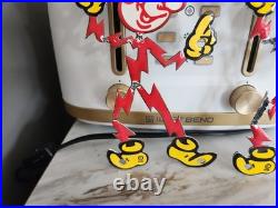 Vintage Reddy Kilowatt Porcelain Electricity Power Company Sign General Electric