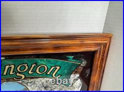 Vintage Remington Arms Co. Mirror Mirrored Glass Advertising Sign Since 1816