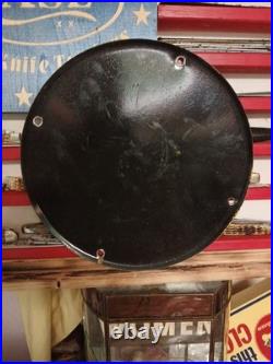 Vintage Remington Firearms Sign Rabbit Hunting Gas Pump Porcelain Dealer Sign