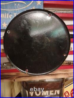 Vintage Remington Firearms Sign Rabbit Hunting Gas Pump Porcelain Dealer Sign