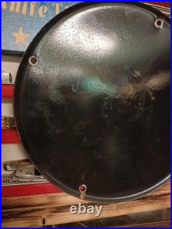 Vintage Remington Firearms Sign Rabbit Hunting Gas Pump Porcelain Dealer Sign