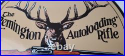 Vintage Remington Porcelain Sign Firearms Rifles Deer Ammo Guns Gas Pump Sign Vintage Remington Porcelain Sign Firearms Rifles Deer Ammo Guns Gas Pump Sign