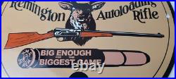 Vintage Remington Porcelain Sign Firearms Rifles Deer Ammo Guns Gas Pump Sign Vintage Remington Porcelain Sign Firearms Rifles Deer Ammo Guns Gas Pump Sign