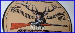 Vintage Remington Porcelain Sign Firearms Rifles Deer Ammo Guns Gas Pump Sign Vintage Remington Porcelain Sign Firearms Rifles Deer Ammo Guns Gas Pump Sign