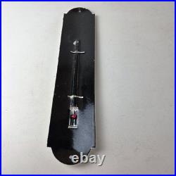 Vintage Remington Rifle Sign Hunting Ad Sign on Porcelain Thermometer