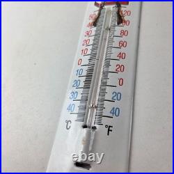 Vintage Remington Rifle Sign Hunting Ad Sign on Porcelain Thermometer