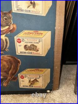 Vintage Remington UMC Game Load Cardboard easel back Sign RARE Vintage Remington UMC Game Load Cardboard easel back Sign RARE