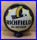 Vintage-Richfield-Rocor-Glass-Gas-Pump-Globe-Original-Garage-Ethyl-Sign-Lens-01-drd