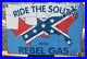 Vintage-Ride-The-South-With-Rebel-Gas-Porcelain-Sign-Southern-Dixie-usa-53-Al-01-zoj
