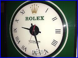 Vintage Rolex Watch Sign Clock