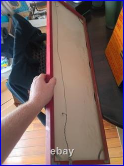 Vintage SST Clabber Girl Baking Powder Advertising Tin Sign Framed With Backing