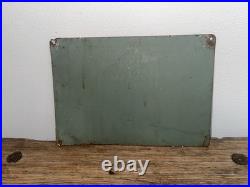 Vintage Safety First Sign Walk Don't Run