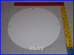 Vintage Sav'n Sam's Ethyl Gasoline Cowboy Money 11 3/4 Porcelain Metal Oil Sign