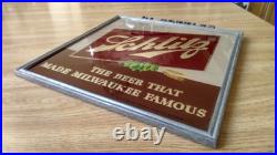 Vintage Schlitz Cast Iron Bar Advertising Sign. Original. Absolutely One Of Best