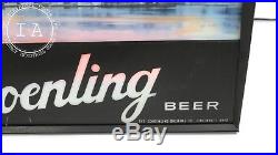 Vintage Schoenling Beer Motion Light Sign