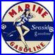 Vintage-Seaside-Gasoline-Pin-Up-Porcelain-Sign-Gas-Station-Motor-Oil-Pump-Plate-01-nw