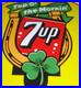 Vintage-Seven-Up-Horseshoe-Lucky-Clover-7up-Porcelain-Metal-Soda-Gasoline-Sign-01-vov