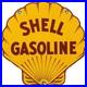 Vintage-Shell-Gasoline-Porcelain-Sign-Gas-Station-Pump-Plate-Motor-Oil-Service-01-bqyo