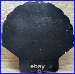 Vintage Shell Gasoline Porcelain Sign Gas Station Pump Plate Motor Oil Service