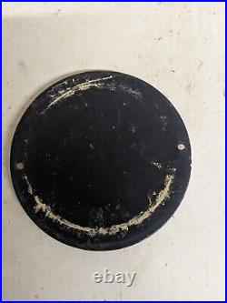 Vintage Shell Sealed For Your Protection Gasoline Porcelain Gas Pump Door Sign