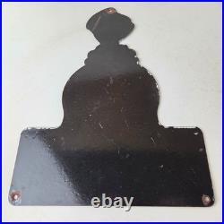 Vintage Sherwin Williams Paints Sign Gas Oil Pump Porcelain Advertising Sign