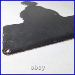 Vintage Sherwin Williams Paints Sign Gas Oil Pump Porcelain Advertising Sign