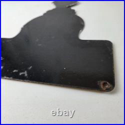 Vintage Sherwin Williams Paints Sign Gas Oil Pump Porcelain Advertising Sign