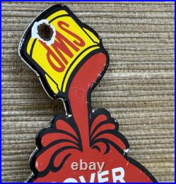 Vintage Sherwin Williams Porcelain Sign Paint Store Gas Station Motor Oil