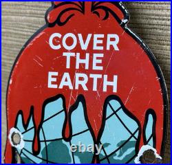 Vintage Sherwin Williams Porcelain Sign Paint Store Gas Station Motor Oil