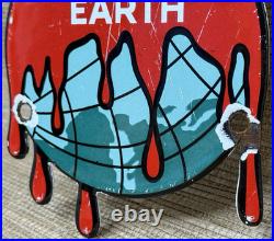 Vintage Sherwin Williams Porcelain Sign Paint Store Gas Station Motor Oil