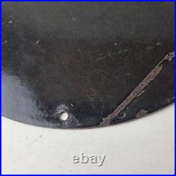 Vintage Sherwin Williams Sign Paint Brush Painting Gas Pump Porcelain Sign