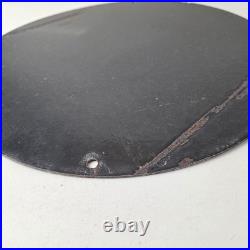 Vintage Sherwin Williams Sign Paint Brush Painting Gas Pump Porcelain Sign