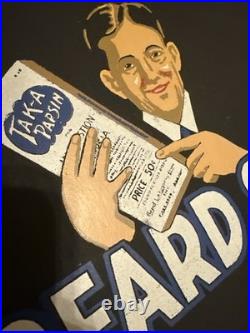 Vintage Sign 1920s Medical Tak-A-Papsin Arkansas Medicine Advertising Poster