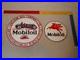 Vintage-Sign-Lot-2-Mobil-Gargoyle-Race-Car-12-7-5-Mobiloil-Pegasus-Porcelain-01-gn