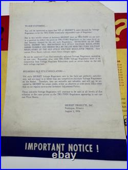 Vintage Sign Shurhit Ignition Tune Up Cardstock 1930s