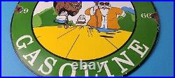 Vintage Sinclair Gas Porcelain Sign Goku Krillin Dragon Ball Man Cave Sign