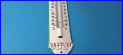 Vintage Sinclair Gas Sign Dino Service Pump Ad Sign on Porcelain Thermometer