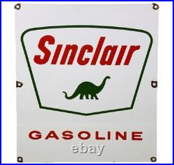 Vintage Sinclair Gasoline Porcelain Sign Dealership Gas Station Dino Motor Oil