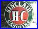 Vintage-Sinclair-Hc-Gasoline-6ft-Porcelain-Sign-Double-Sided-Getting-Hard-2-Find-01-tktw