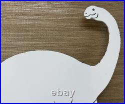 Vintage Sinclair Motor Oil Porcelain Sign Dealership Gas Station Dino Gasoline