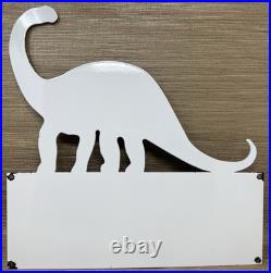 Vintage Sinclair Motor Oil Porcelain Sign Dealership Gas Station Dino Gasoline