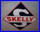 Vintage-Skelly-Gasoline-S-9-5-Porcelain-Metal-Gas-Oil-Sign-Pump-Plate-Deal-01-ninf